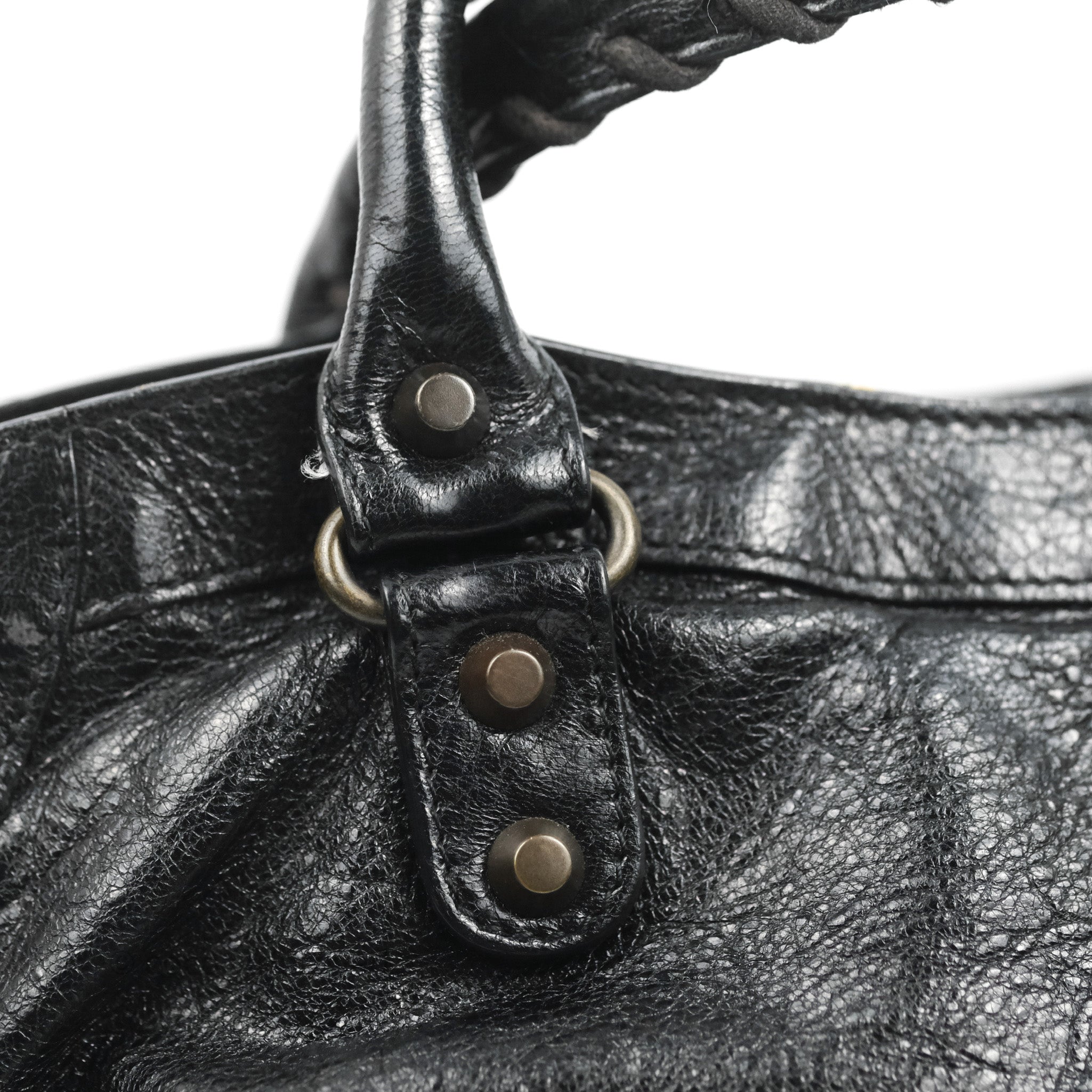 Balenciaga Classic City Bag Black Calfskin Leather with Ruthenium Hardware - Perfect for Work, Travel & Everyday Luxury Fashion Accessory
