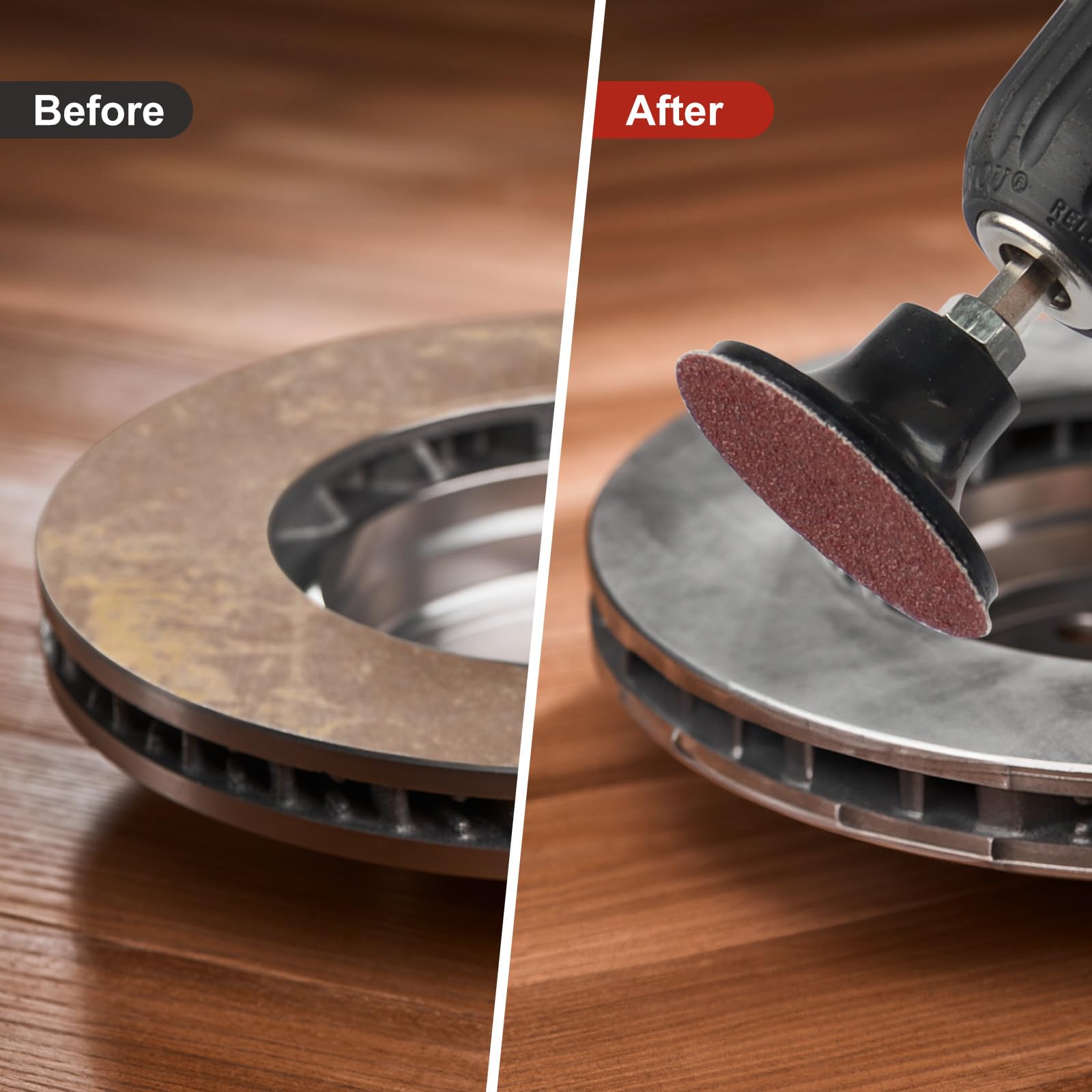 2 Inch Sanding Discs 100 Pack - 60 Grit Quick Change Sanding Discs for Die Grinder - Surface Prep, Strip, Grind, Finish, Burr & Rust Paint Removal - Ideal for Woodworking, Metal Polishing & Automotive Repair