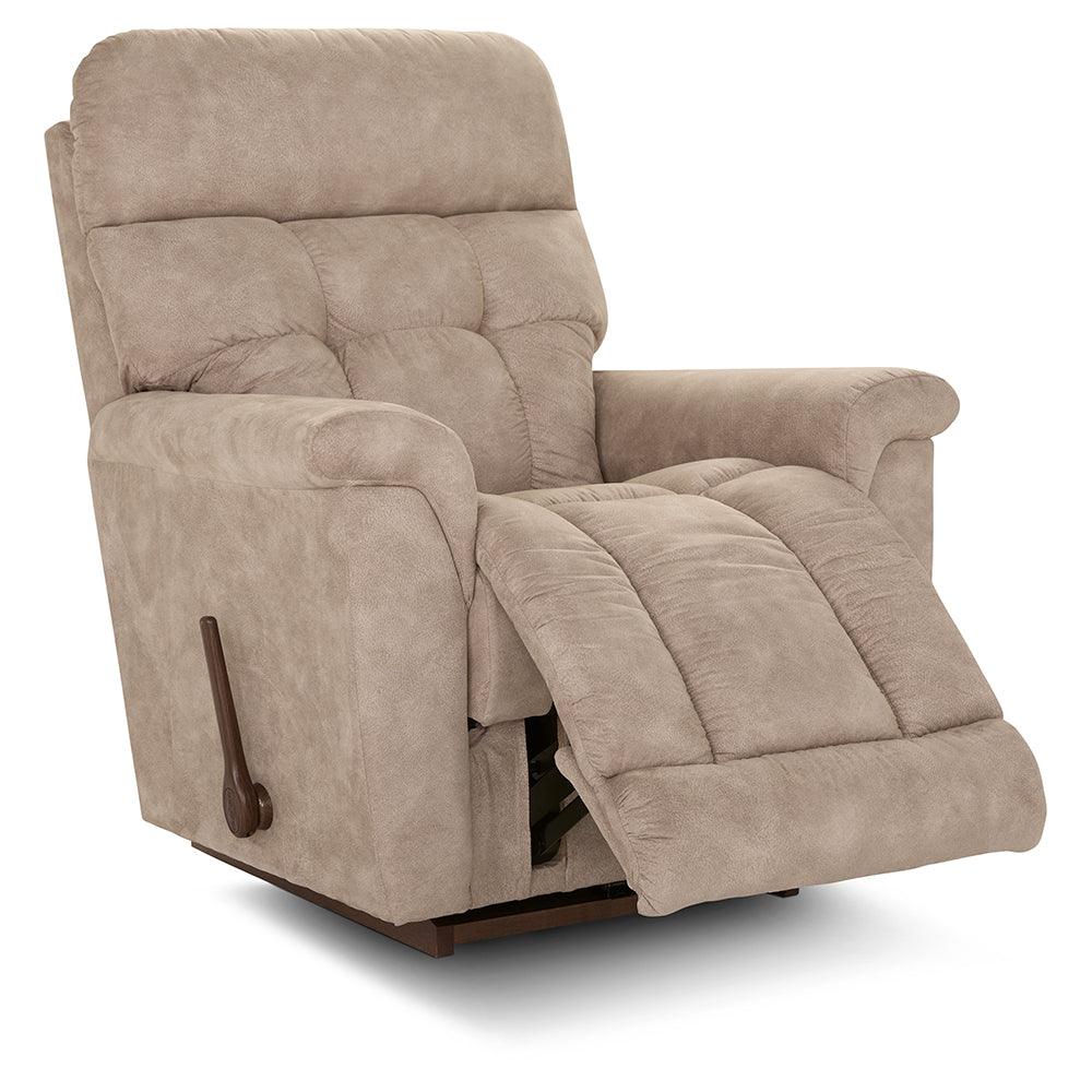 Fulton Recliner 717 10 C2037 62 - Comfortable Leather Reclining Chair with Footrest for Living Room, Home Theater, and Office Relaxation