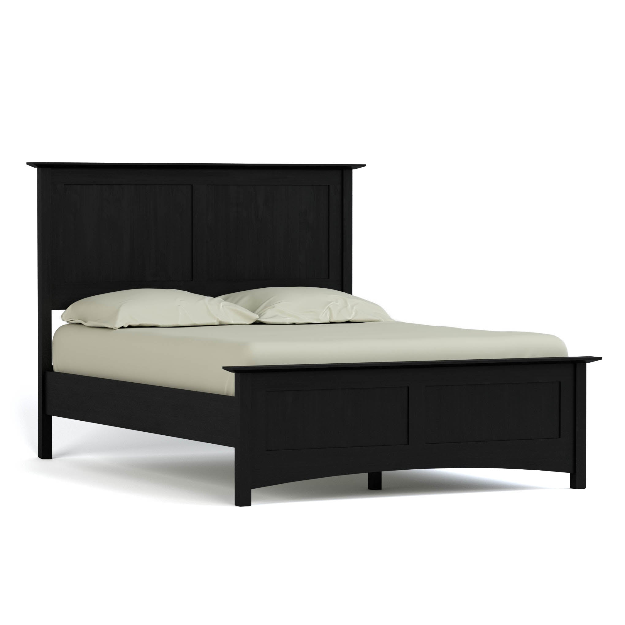 Gable Road Bed Frame - Sturdy Metal Platform Bed with Wooden Headboard - Perfect for Modern Bedrooms & Guest Rooms