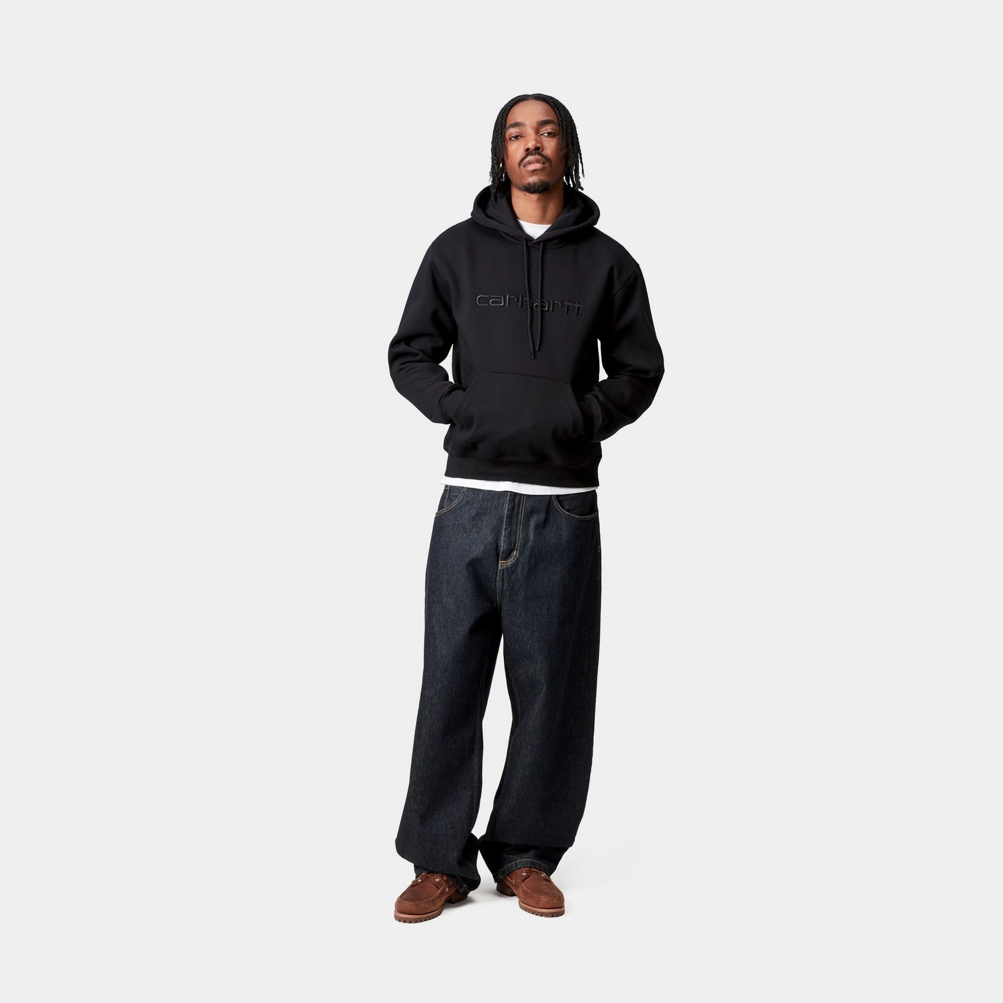 Brandon Men's Casual Pants - Light Blue Washed Denim Jeans for Everyday Wear & Outdoor Activities