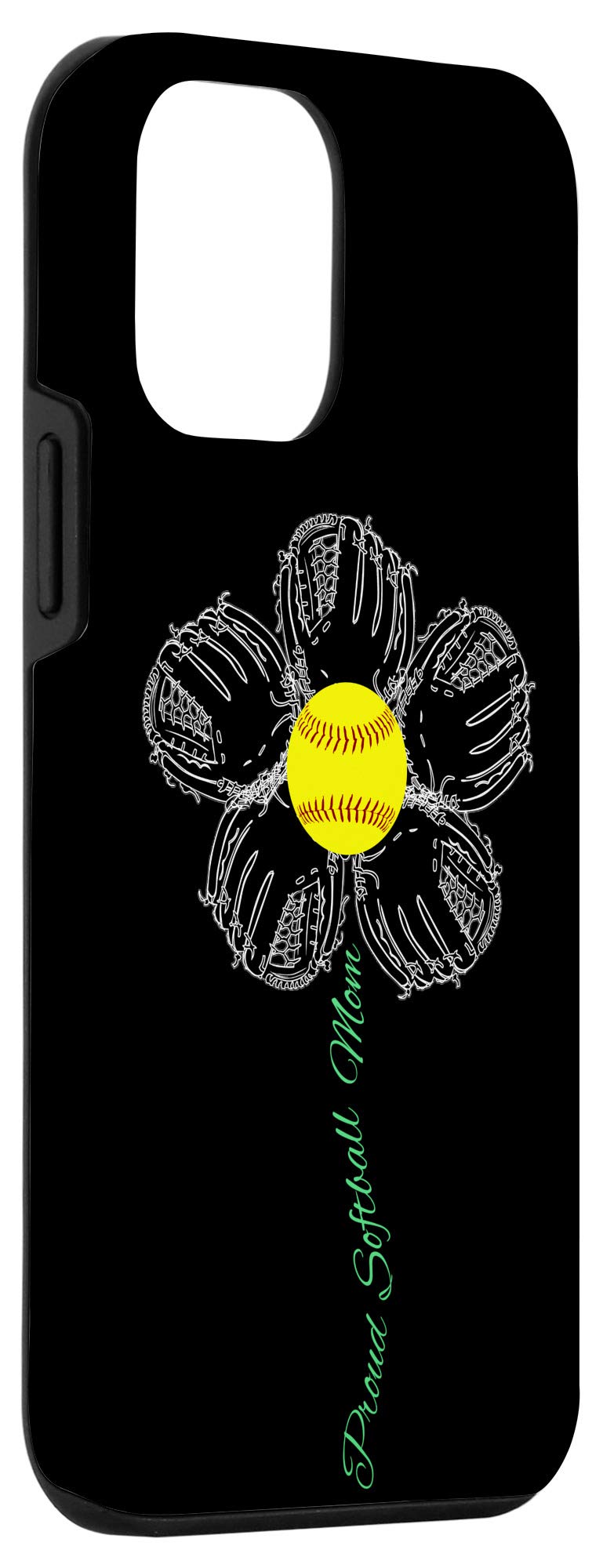 iPhone 12 Mini Case - Cute Softball Design for Girls & Women | Perfect Fastpitch Gift for Players, Coaches & Softball Moms | Trendy Protective Phone Cover for Games, Practice & Everyday Use