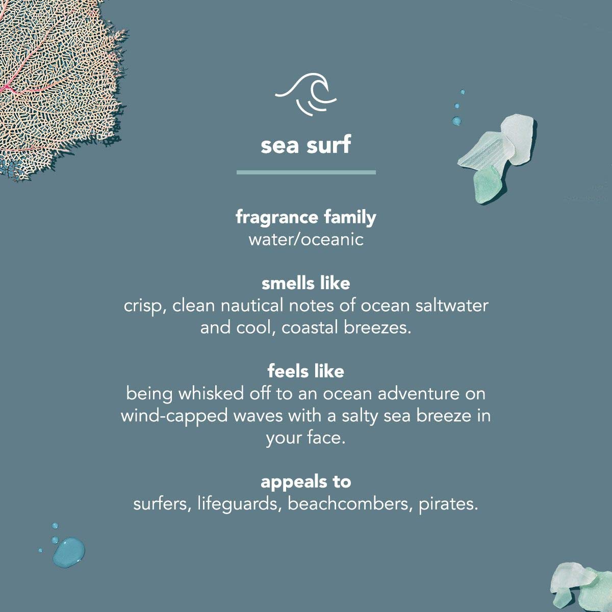 Method Men Face Wash - Sea & Surf Scent, 6 oz (3-Pack) | Gentle Cleanser for Men with Natural Ingredients | Perfect for Daily Skincare & Travel