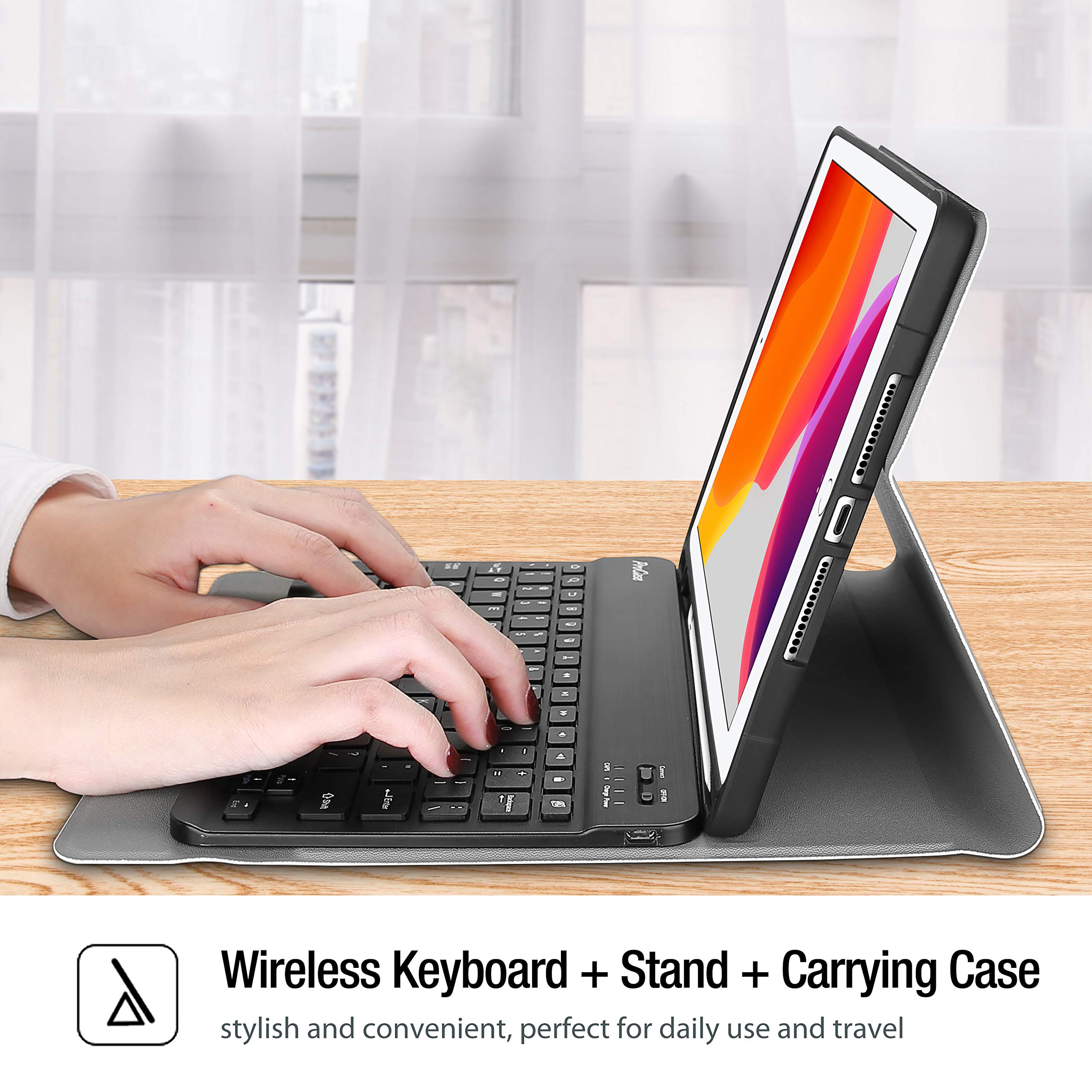 ProCase Magnetic Detachable Keyboard Case for iPad 10.2
