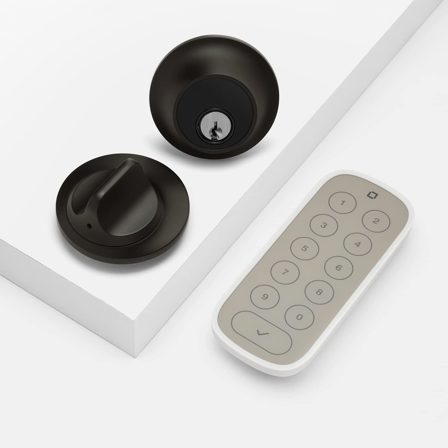 Level Lock Smart Lock with Keypad - Matte Black, Keyless Entry, WiFi & Bluetooth Enabled for Home Security - Perfect for Apartments, Rentals & Smart Homes