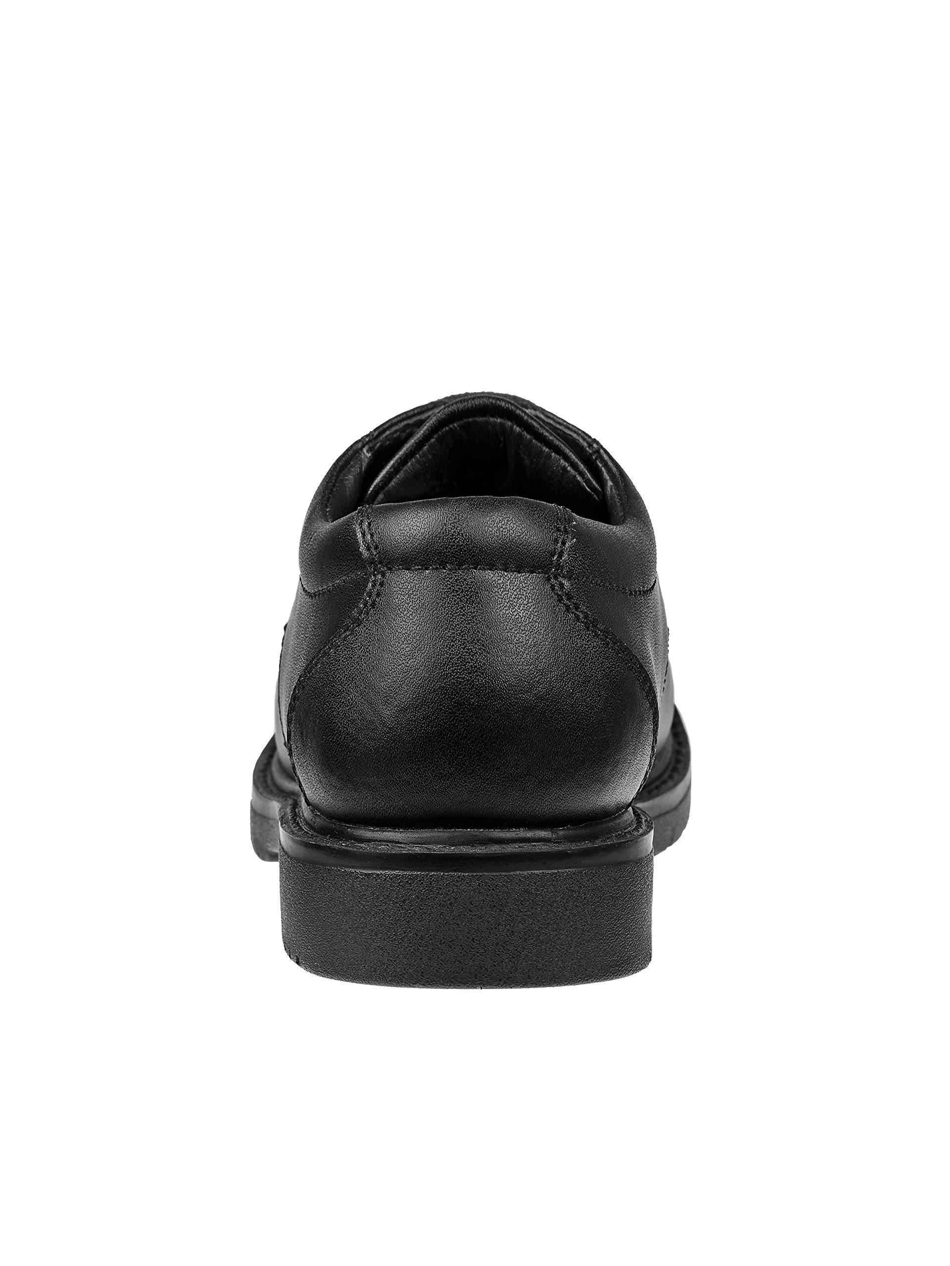 Men's Genuine Leather Uniform Oxford Shoes - Classic Dress Shoes for Work, Office & Formal Events