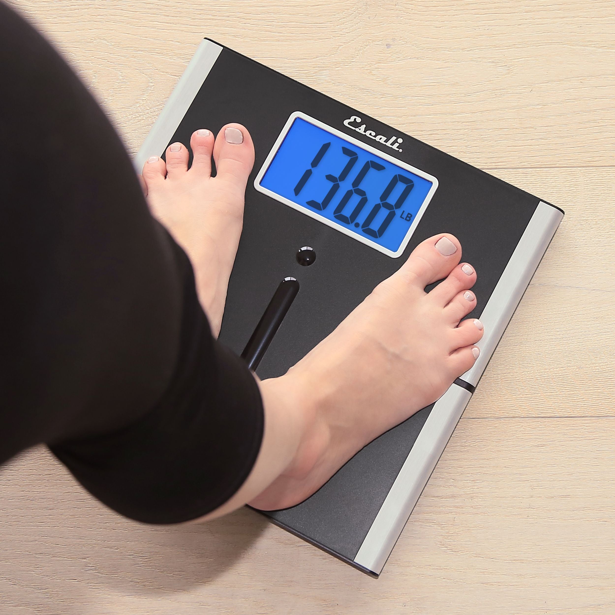 Easy Read Digital Body Scale - Accurate Bathroom Weight Scale for Home Use, Large LCD Display, Step-On Technology - Perfect for Fitness Tracking, Weight Loss, and Health Monitoring
