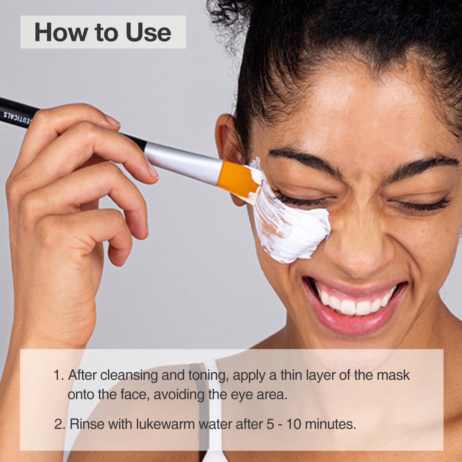 Kaolin Clay Clarifying Face Mask – Deep Cleansing Wash-Off Mask for Oily Skin, Sebum Control & Acne Treatment | Exfoliating & Pore Minimizing | 600ml/20.28oz | Perfect for Weekly Detox & Pre-Makeup Skin Prep