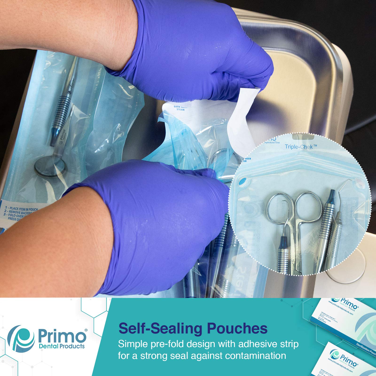 SP500 Self Seal Sterilization Pouches - 5.25
