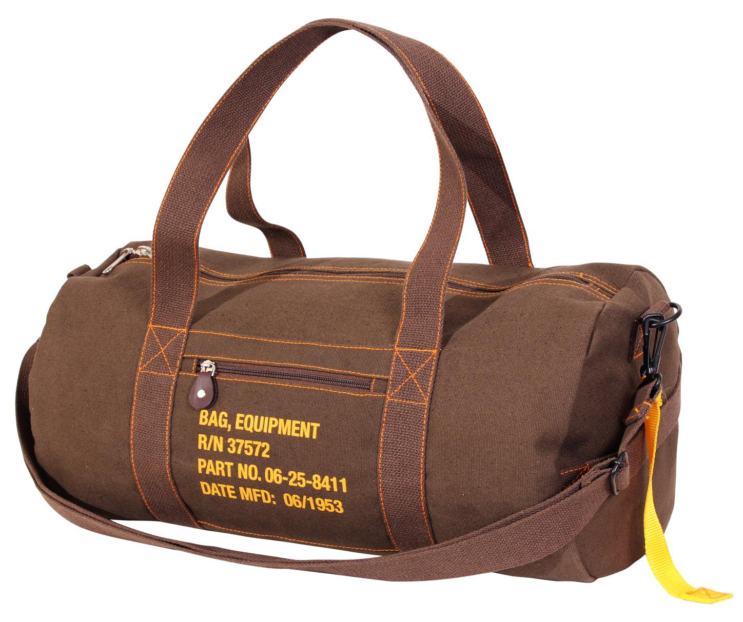 Rothco Heavy Duty Canvas Equipment Bag - Durable Military Style Gear Storage for Camping, Travel & Outdoor Adventures