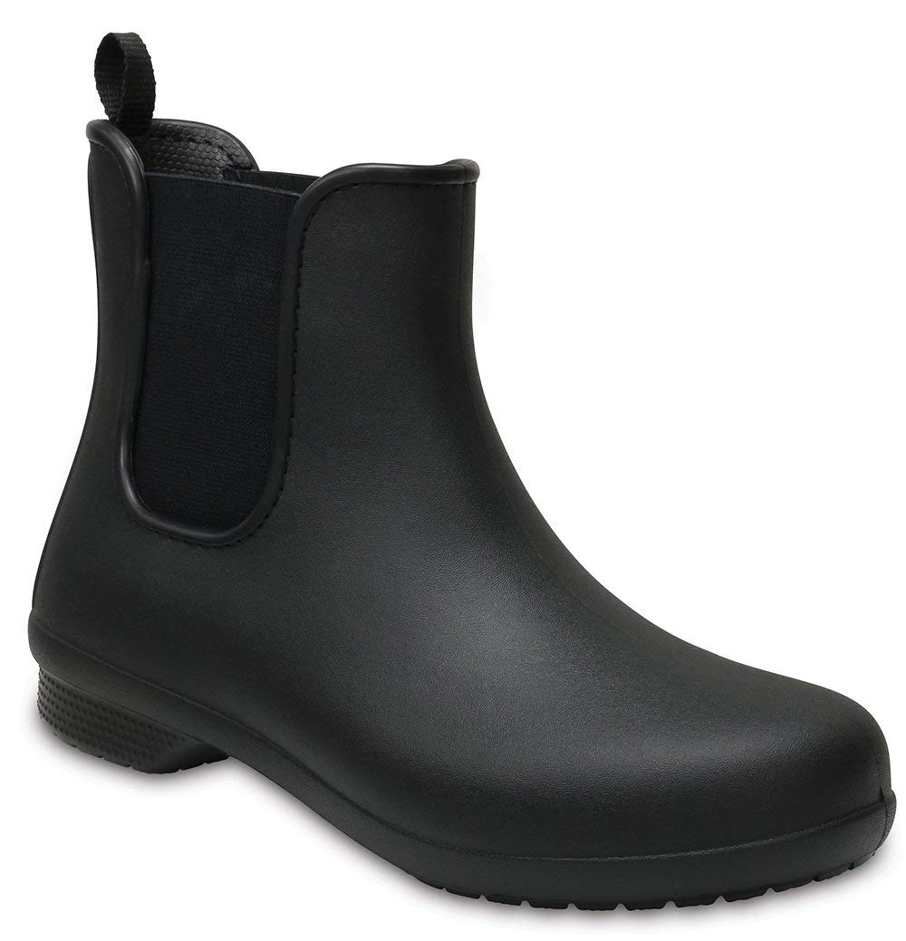 Crocs Freesail Chelsea Boots for Women - Waterproof Rubber Rain Boots with Comfortable Cushioning | Perfect for Outdoor Activities, Gardening & Rainy Day Wear