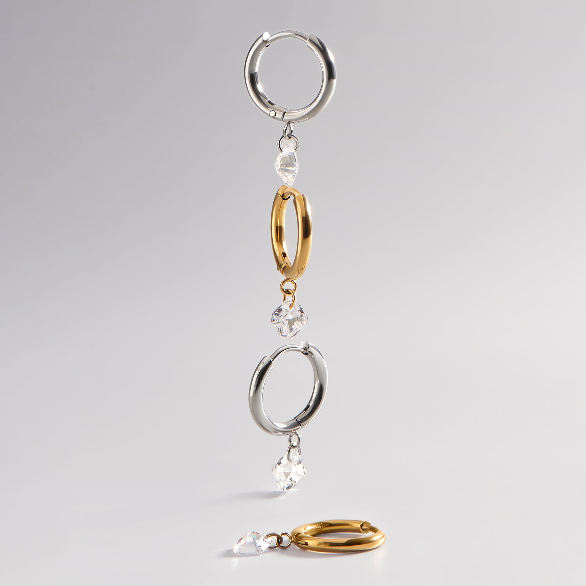 Miro Huggie Earrings for Women - Gold Plated Hoop Earrings, Hypoallergenic & Comfortable - Perfect for Everyday Wear, Work, and Special Occasions