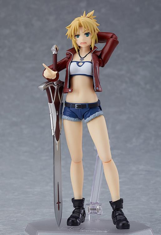 Fate/Apocrypha Saber of Red Mordred Casual Version Action Figure - Anime Collectible Figma #474 for Display & Cosplay Enthusiasts