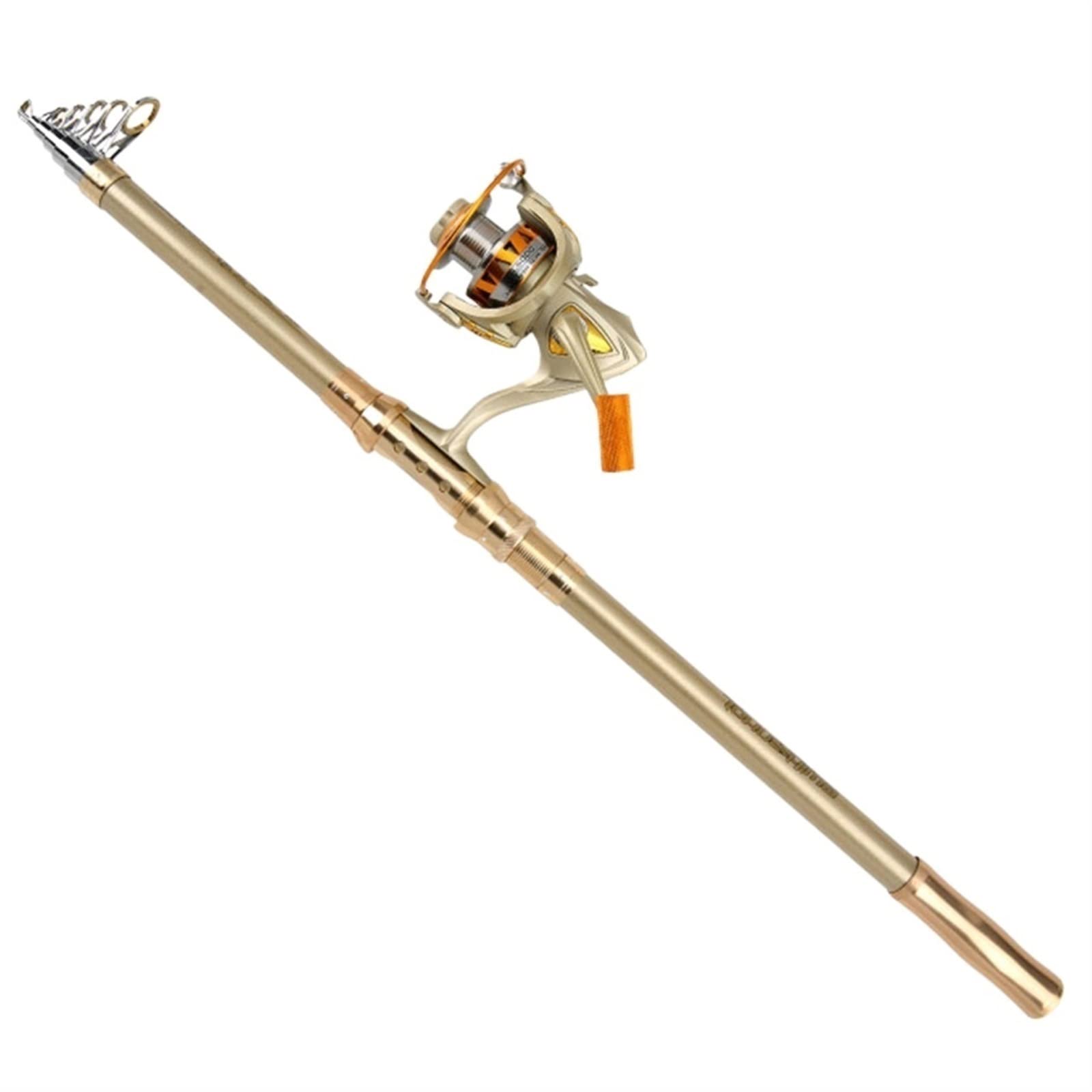 Premium Carbon Fiber Fishing Rod and Reel Combo Set - 2.1m to 4.5m Telescopic Fishing Pole with 14+1 Bearing Spinning Reel - Perfect for Rock Fishing, Freshwater & Saltwater Anglers - Ideal Gift for Beginners & Pros - Great for Shore Fishing, Boat Trips & Outdoor Adventures