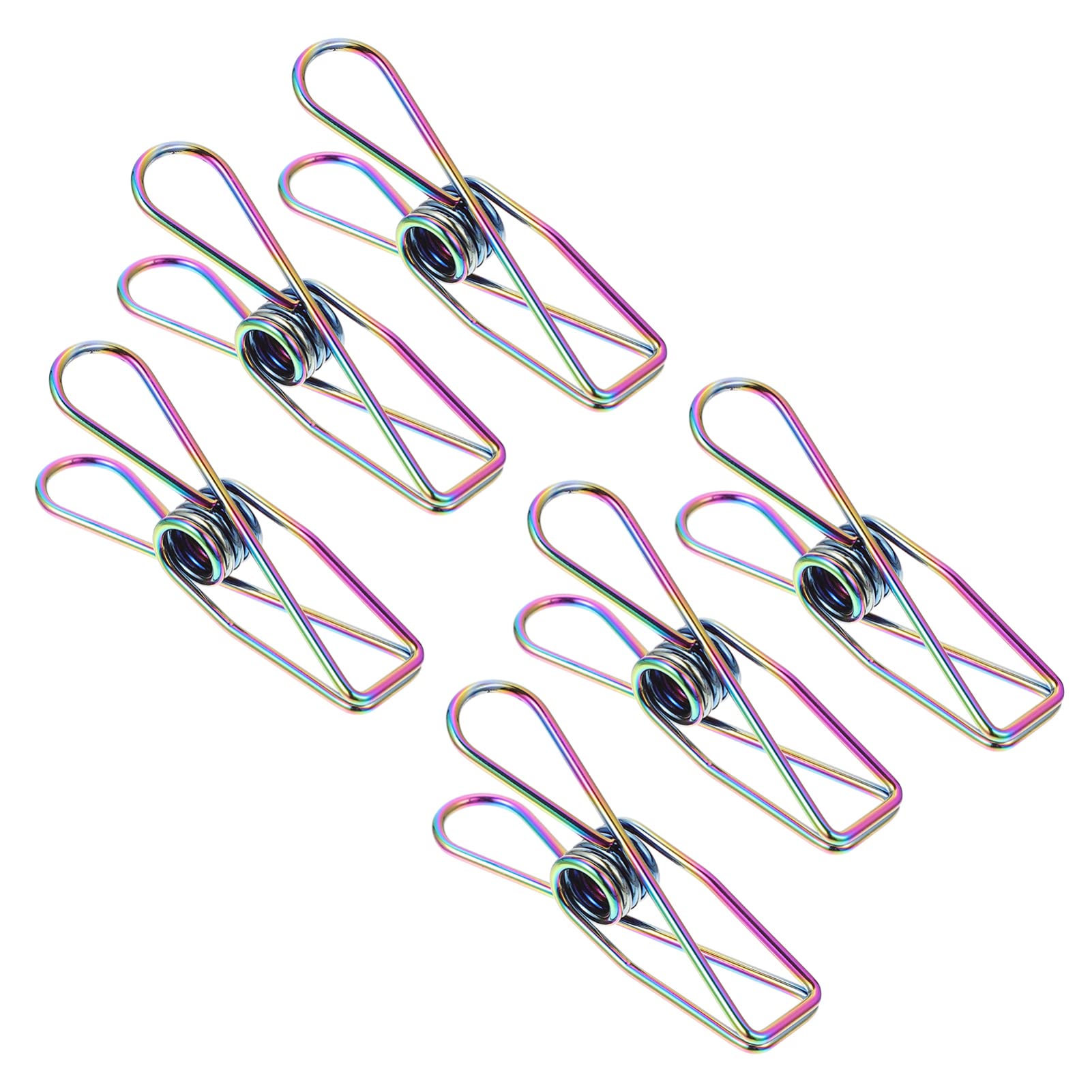 Operitacx 6-Pack Heavy Duty Metal Wire Utility Clips - Photo Hanging Clamps, Clothespins, Office & School Supplies for Organizing, DIY Crafts, Bulletin Boards - Perfect for Home, Office & Classroom Use