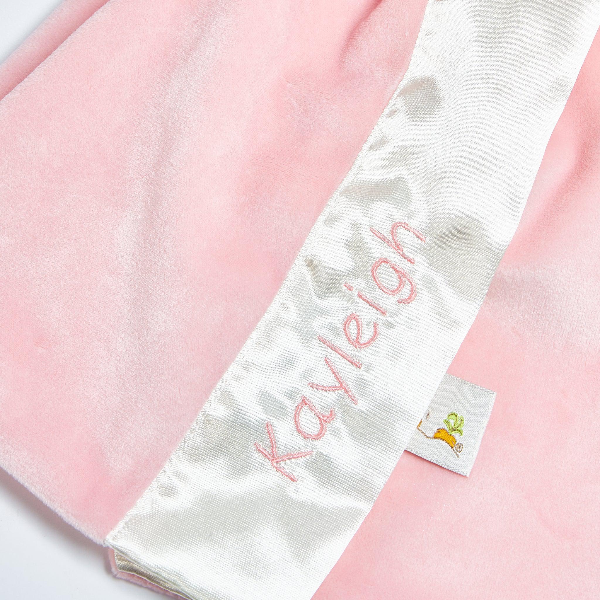 Retired Nibble Buddy Blanket - Coral Blush Plush Baby Blanket for Soothing & Comfort | Perfect for Nursery, Stroller, and Travel