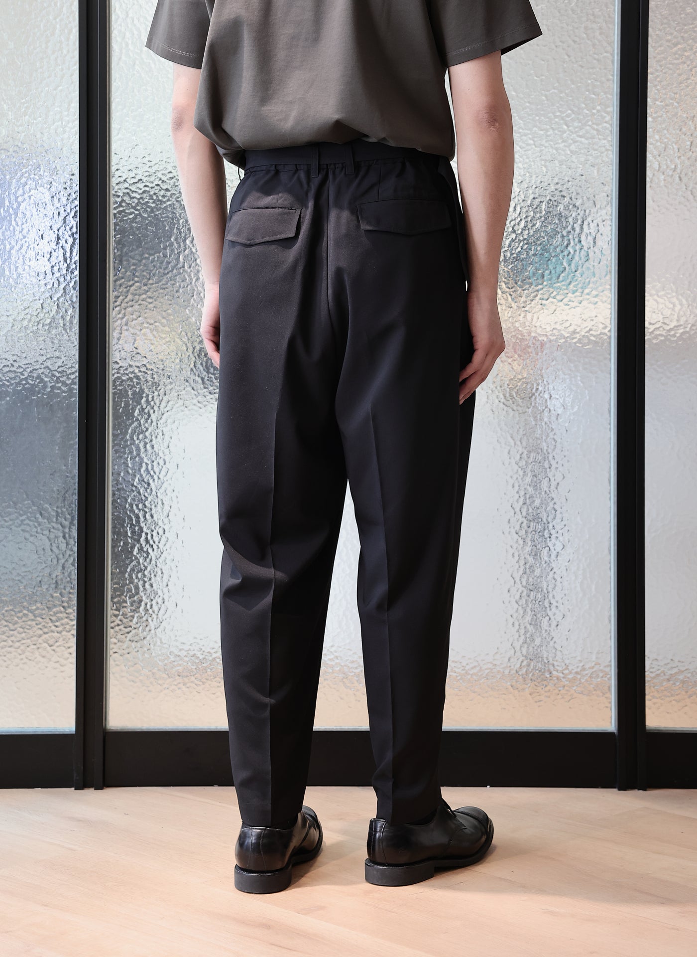 Solotex Wide Tapered Pants for Women - Comfortable High Waist Casual Trousers (Size 12) | Perfect for Office, Travel & Everyday Wear