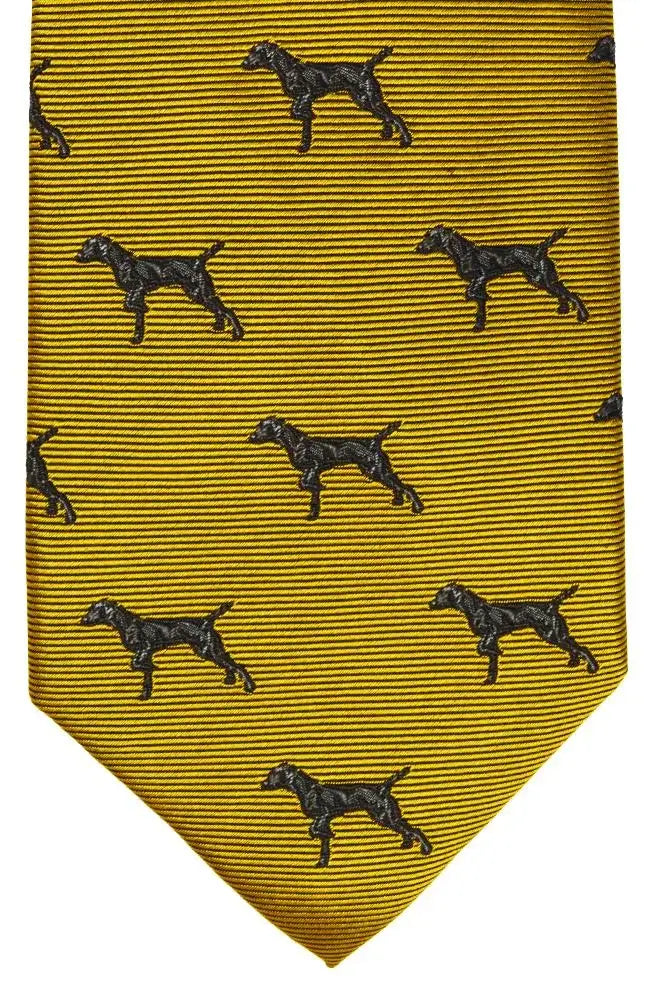 Premium LA Smith Country & Hobby Labrador Silk Neckties for Men - Elegant Formal Wear for Business, Weddings & Special Occasions