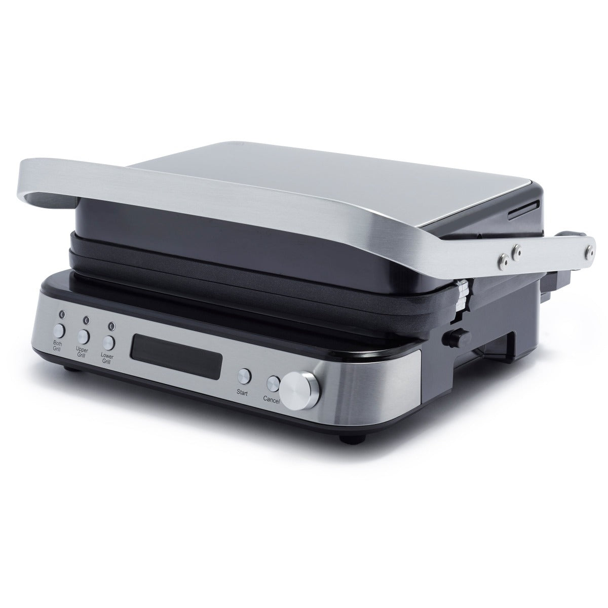 Premium Ceramic Nonstick 3-in-1 Electric Grill, Griddle & Waffle Maker - Stainless Steel Kitchen Appliance for Indoor Cooking, Breakfast, Sandwiches & Family Meals
