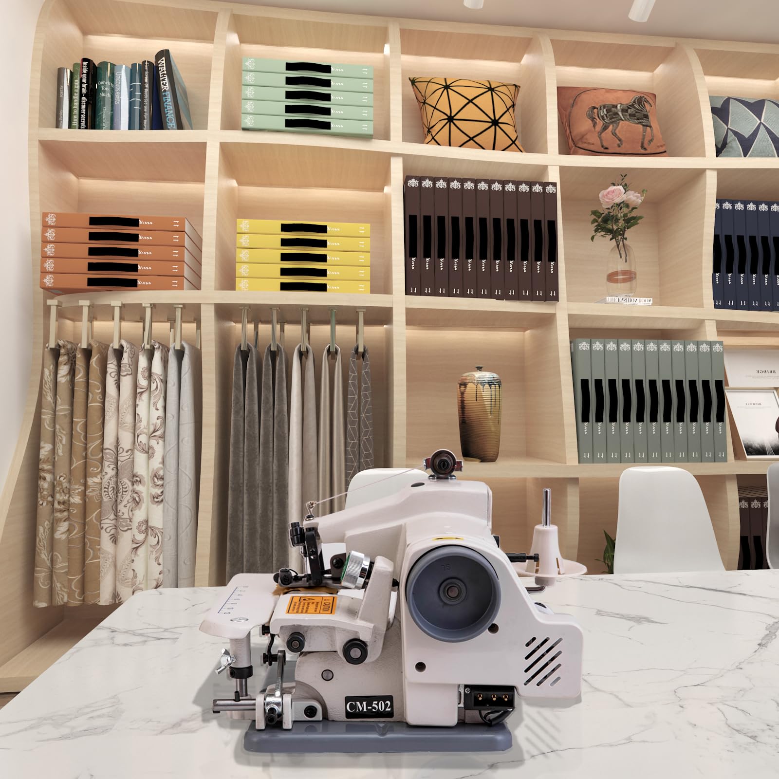 Portable Blindstitch Sewing Machine RM-500 - Professional Hemming & Alteration Tool for Cuffs, Pants, Dresses & Draperies | Perfect for Home Tailoring, DIY Fashion Projects & Clothing Repairs
