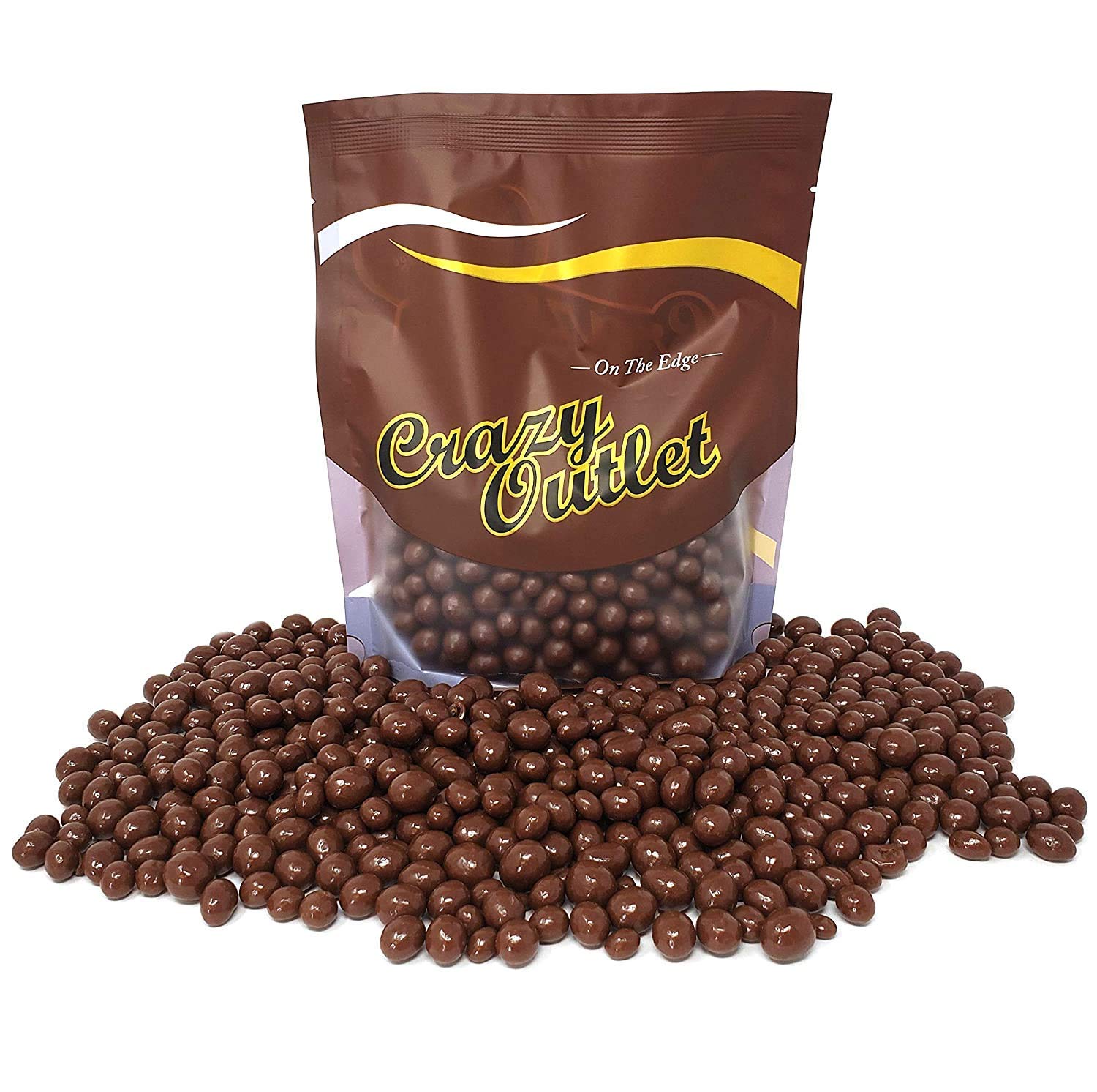 Premium Milk Chocolate Covered Espresso Coffee Beans - Gourmet Candy Snack (1 Pound Bag) - Perfect for Office Treats, Gift Baskets & Coffee Lovers