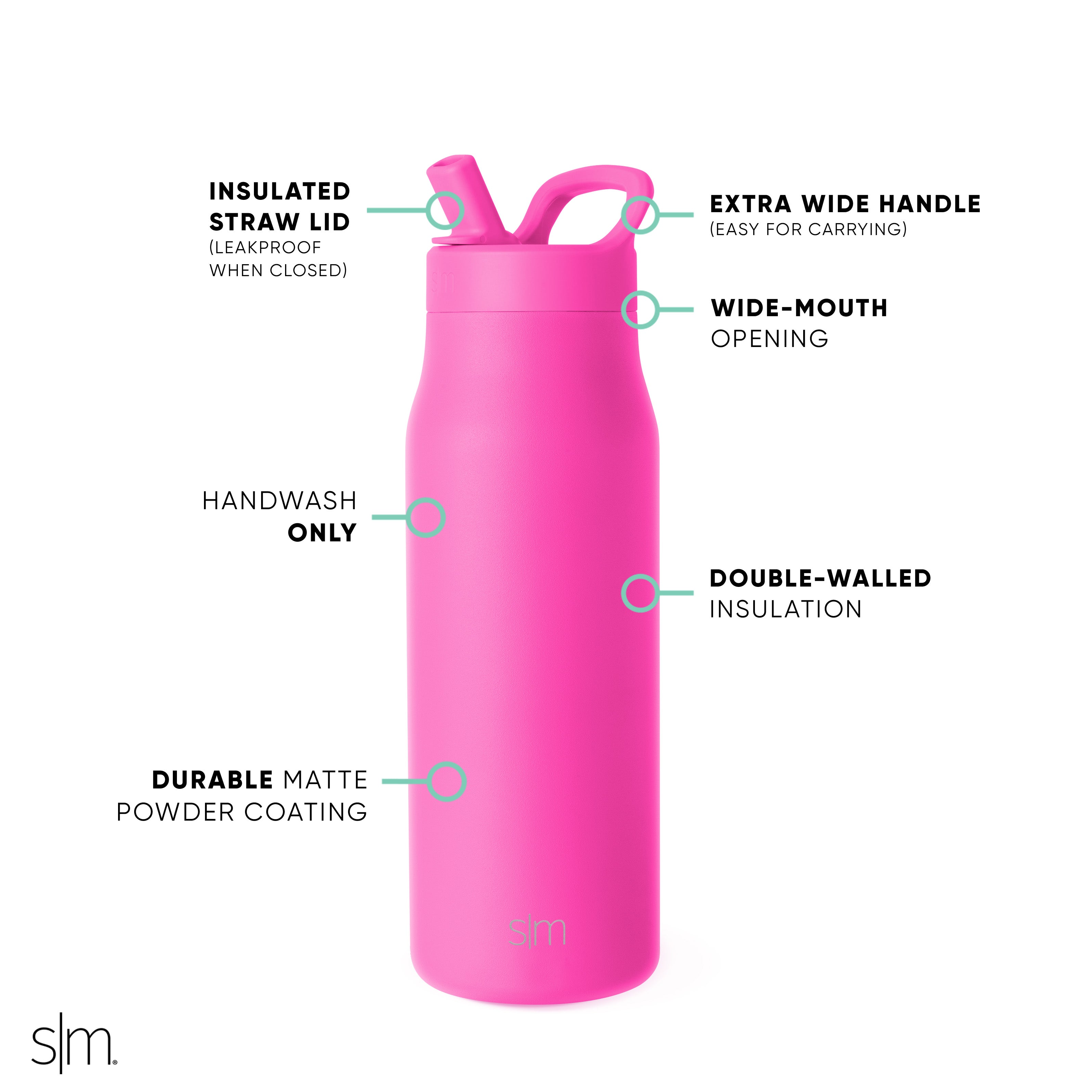 Stainless Steel Manual Straw Lid Tumbler Cup - Insulated Travel Mug for Hot & Cold Drinks - Perfect for Office, Gym, and Outdoor Activities