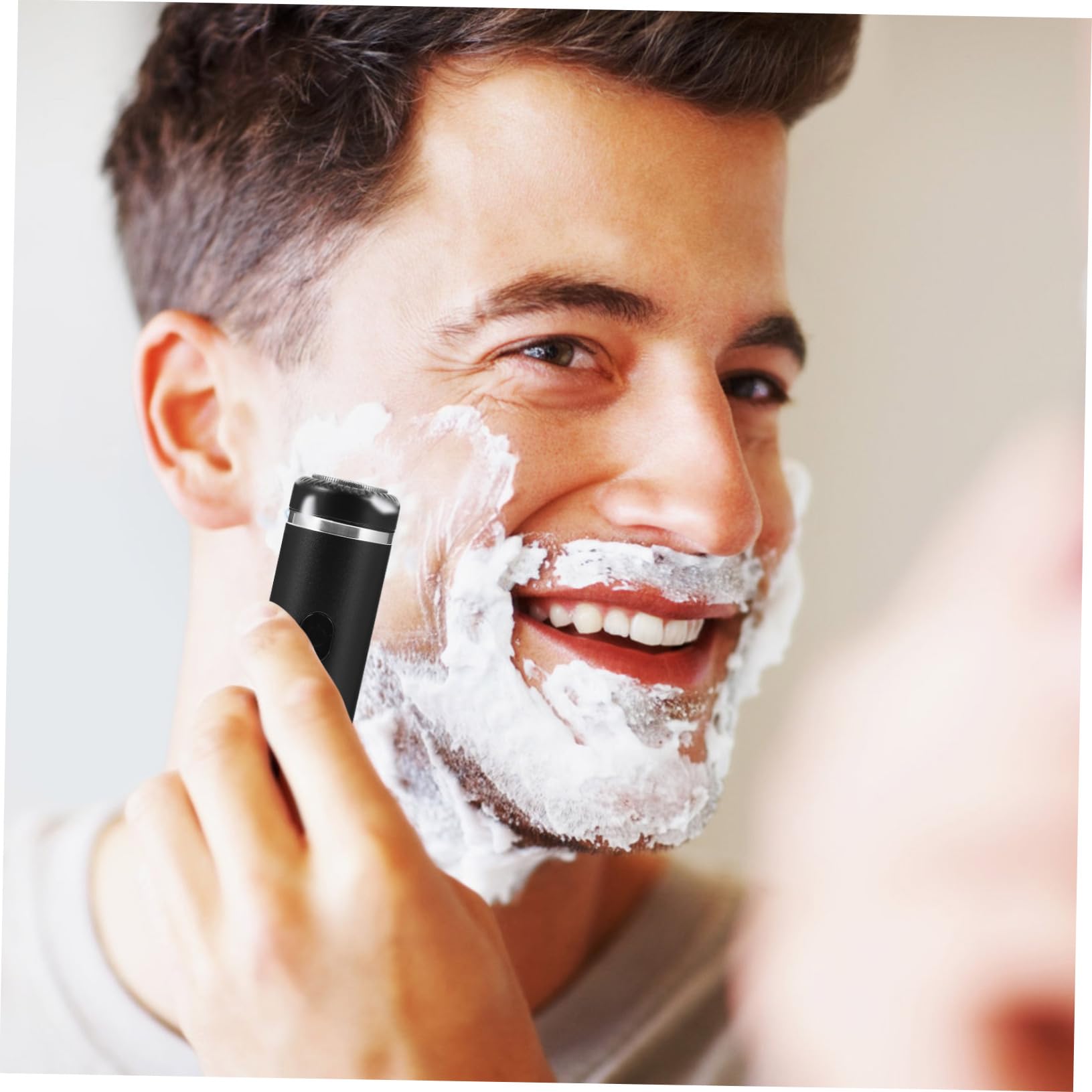 POPETPOP Electric Beard Trimmer for Men & Women - Rechargeable USB Shaver with Waterproof Design, Smooth Cutting Blades, Compact & Portable - Perfect for Travel, Home & Gym Use