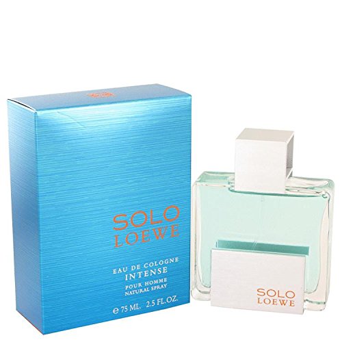 LOEWE Solo Intense Eau De Cologne Spray for Men - 2.5 oz | Fresh & Masculine Fragrance for Date Night, Office & Special Occasions