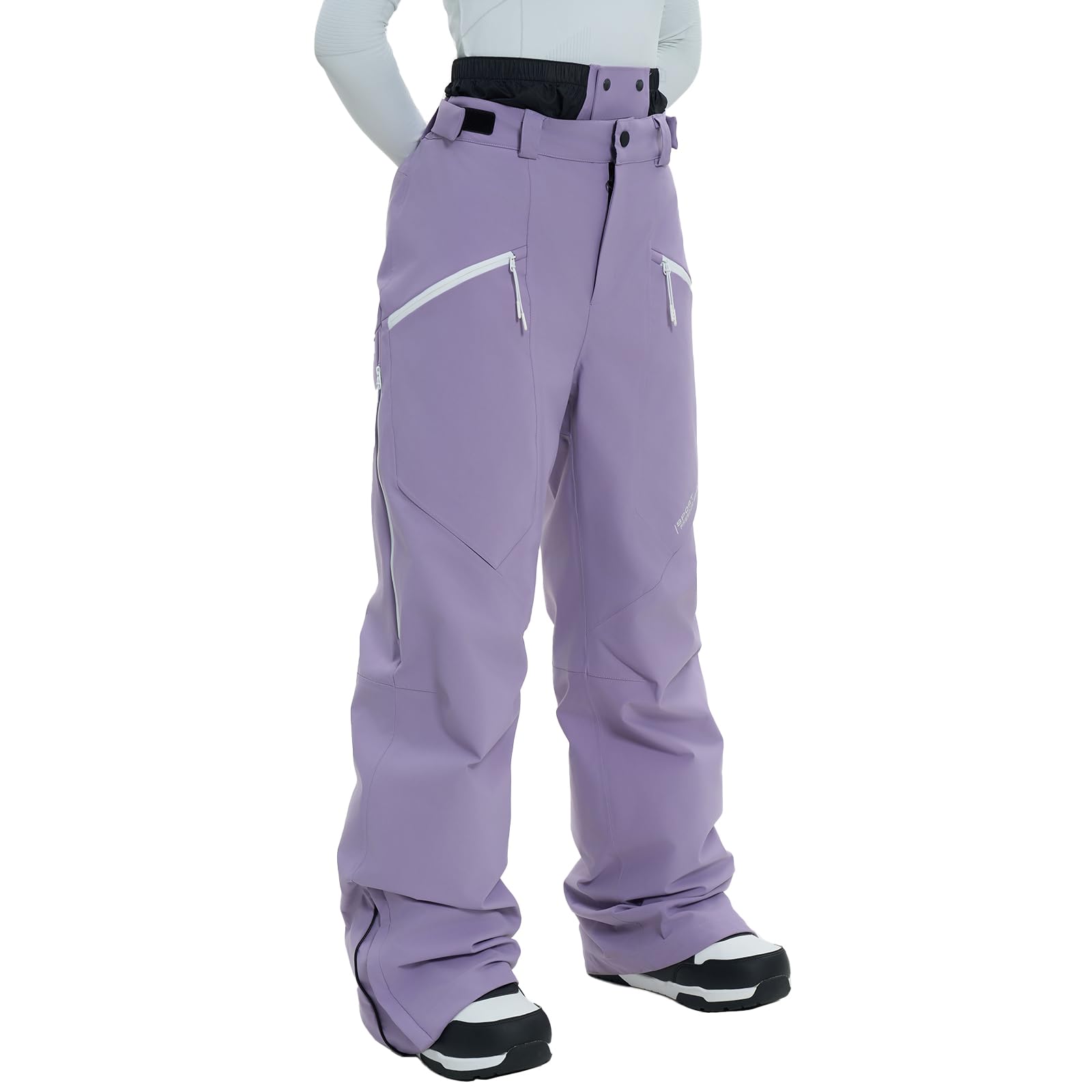 **Waterproof Insulated Ski & Snowboard Pants for Men & Women - Windproof Winter Snow Pants with Warm Lining for Skiing, Snowboarding & Hiking**