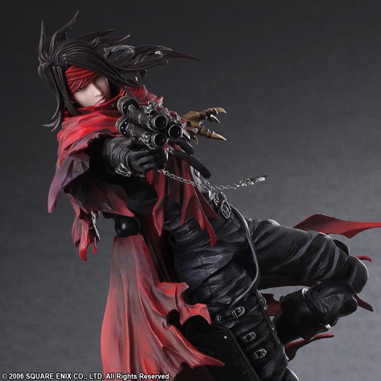 Dirge of Cerberus Final Fantasy VII Vincent Valentine Play Arts Kai Action Figure - Collectible Game Character Model for Fans & Display | Perfect for Gaming Rooms, Anime Collections & FFVII Merchandise Displays