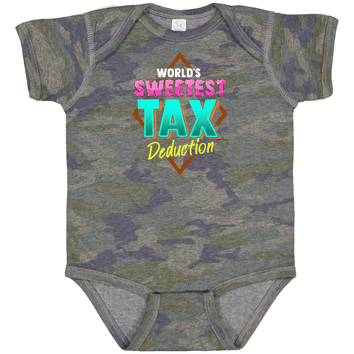 Inktastic Funny Tax Deduction Baby Bodysuit - Cute Infant Onesie for Tax Season Humor & Family Photos