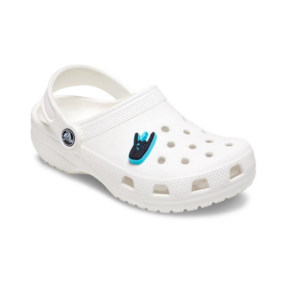 Crocs Jibbitz Peace and Love Shoe Charms - Small Decorative Clips for Crocs Shoes | Rock On Dude Design | Perfect for Customizing Kids & Adult Crocs for Casual Wear, Beach, or School