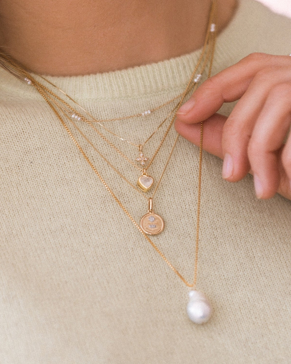 Moonstone Coeur Necklace - Elegant Heart Pendant for Women | Perfect for Valentine's Day, Anniversary & Romantic Gifts