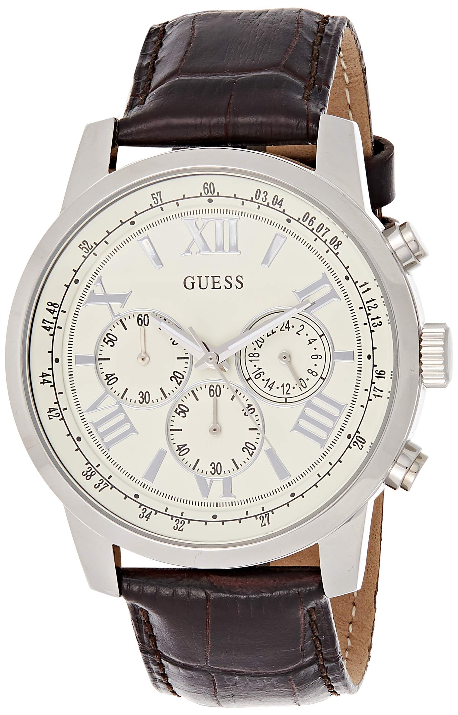 Original GENUISE Watch for Men - Classic Chronograph W0380G2 | Stylish Analog Quartz Wristwatch with Date Display | Perfect for Business, Casual & Formal Occasions