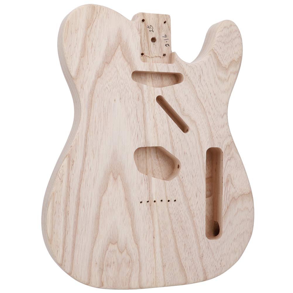 Premium Solid Wood Guitar Body for DIY & Beginner Practice - Durable, Stable & Handcrafted for Electric/Acoustic Guitar Building & Repair - Perfect for Musicians, Luthiers & Students