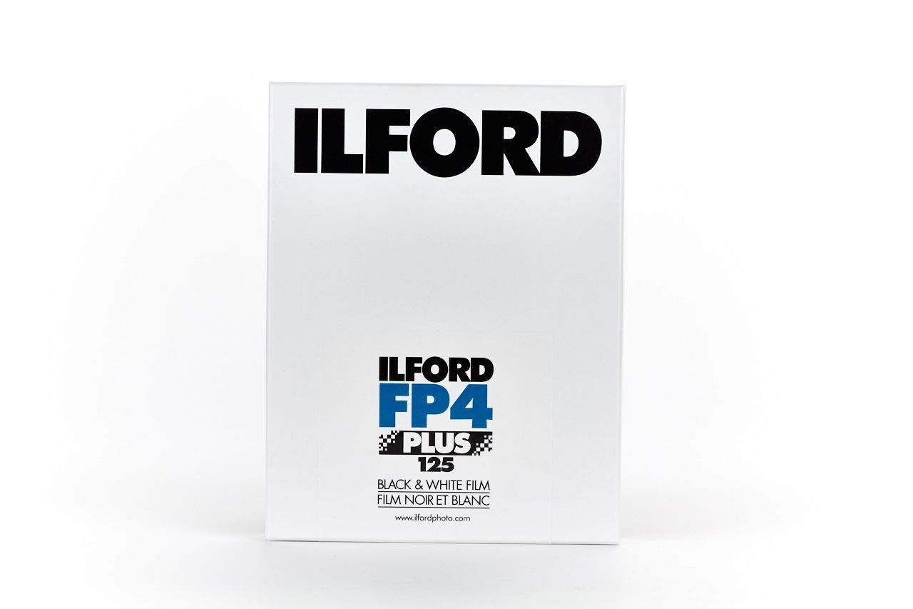 Ilford FP4 Plus Black & White Film Plates – 13 x 18 cm (5 x 7 in) for Professional Photography & Darkroom Printing