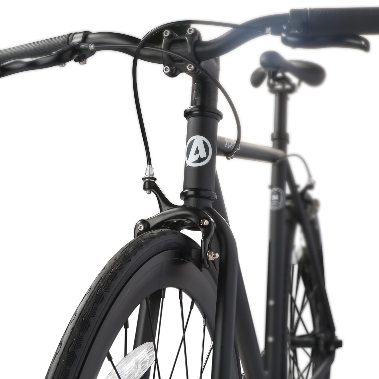 AVASTA Single-Speed Fixie Bike - Urban Commuter Fixed Gear Bicycle with Flip Flop Hub | Multiple Color Options | Perfect for City Riding, Campus Commuting & Fitness Cycling