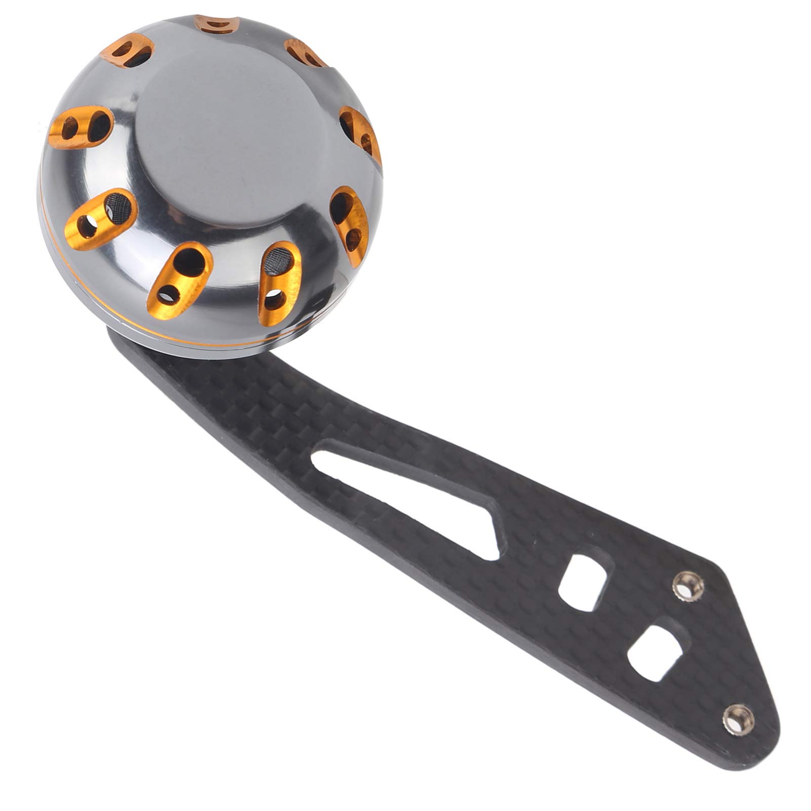 Vbestlife Carbon Fiber Fishing Reel Handle - Replacement Power Handle for Baitcasting & Casting Reels - Durable Fishing Gear Upgrade for Saltwater & Freshwater Angling - Perfect for Bass, Trout, and Deep Sea Fishing Adventures