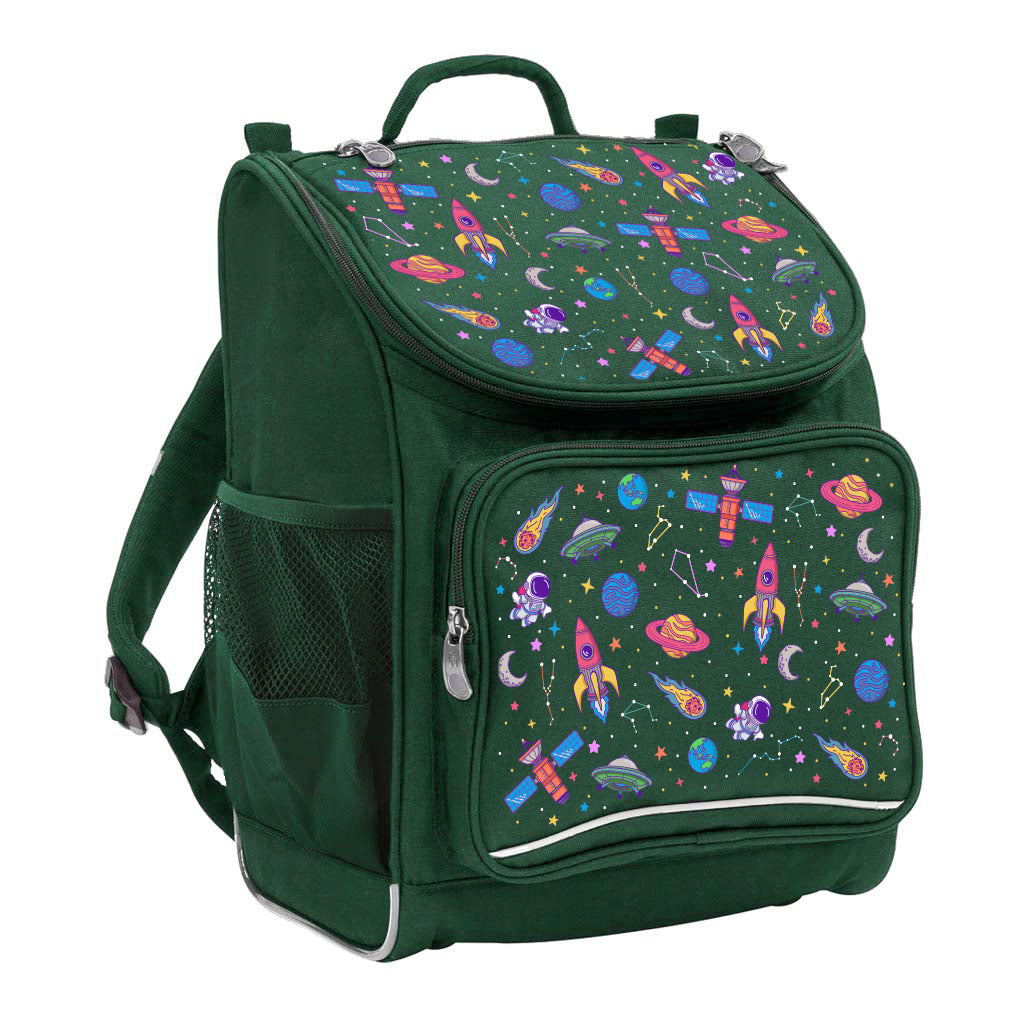 Galaxy Girl Mighty Primary Backpack for Kids - Durable School Backpack with Adjustable Straps & Multiple Pockets - Perfect for Elementary Students, Daycare & Outdoor Adventures