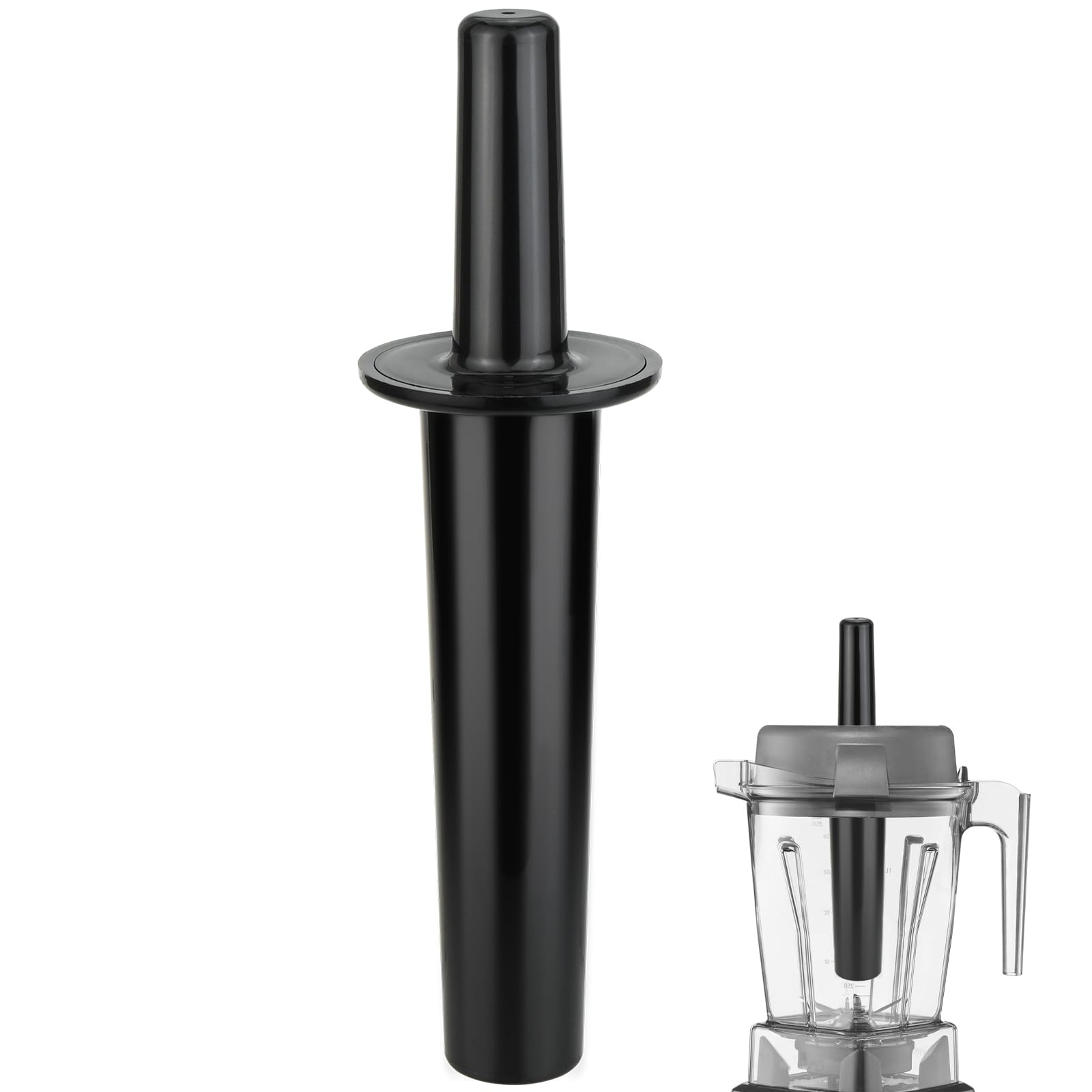 Vitamix Blender Tamper Replacement - Compatible with 32 oz & 48 oz Containers - Blender Plunger Stick Accessory for Smoothies, Soups & Nut Butters