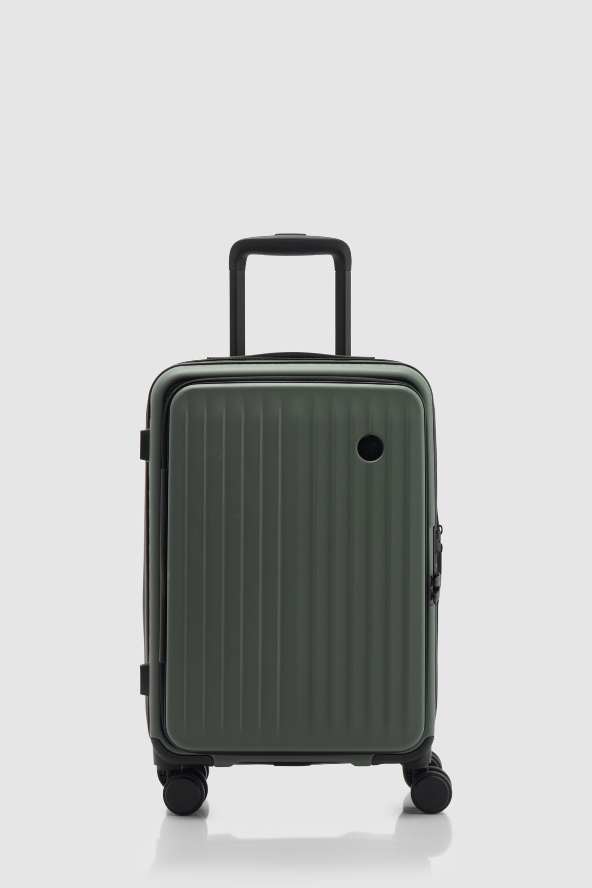 Venture Dual Open 56cm Luggage - Lightweight Spinner Suitcase with 360° Wheels for Travel, Business Trips & Vacations | Durable Hardshell Carry-On & Check-In Bag