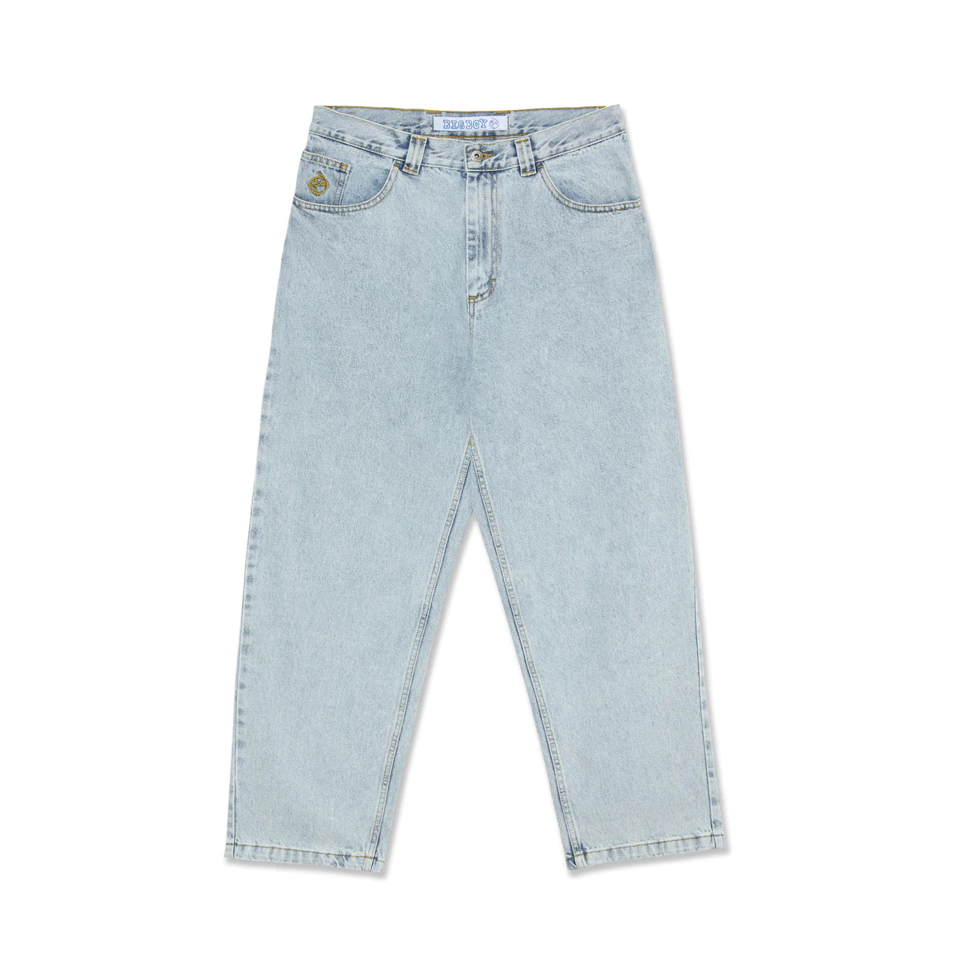 Polar Skate Co. Big Boy Jeans - Light Blue Denim Skateboarding Pants for Men | Durable & Comfortable Streetwear | Perfect for Skateboarding, Casual Wear & Urban Fashion