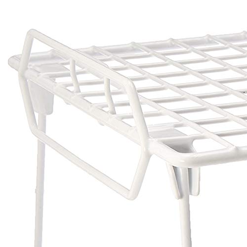 Whitmor Wire Grid Stacking Utility Shelf - Heavy Duty Metal Storage Rack for Garage, Closet, Pantry Organization - Perfect for Home, Office & Warehouse Storage Solutions