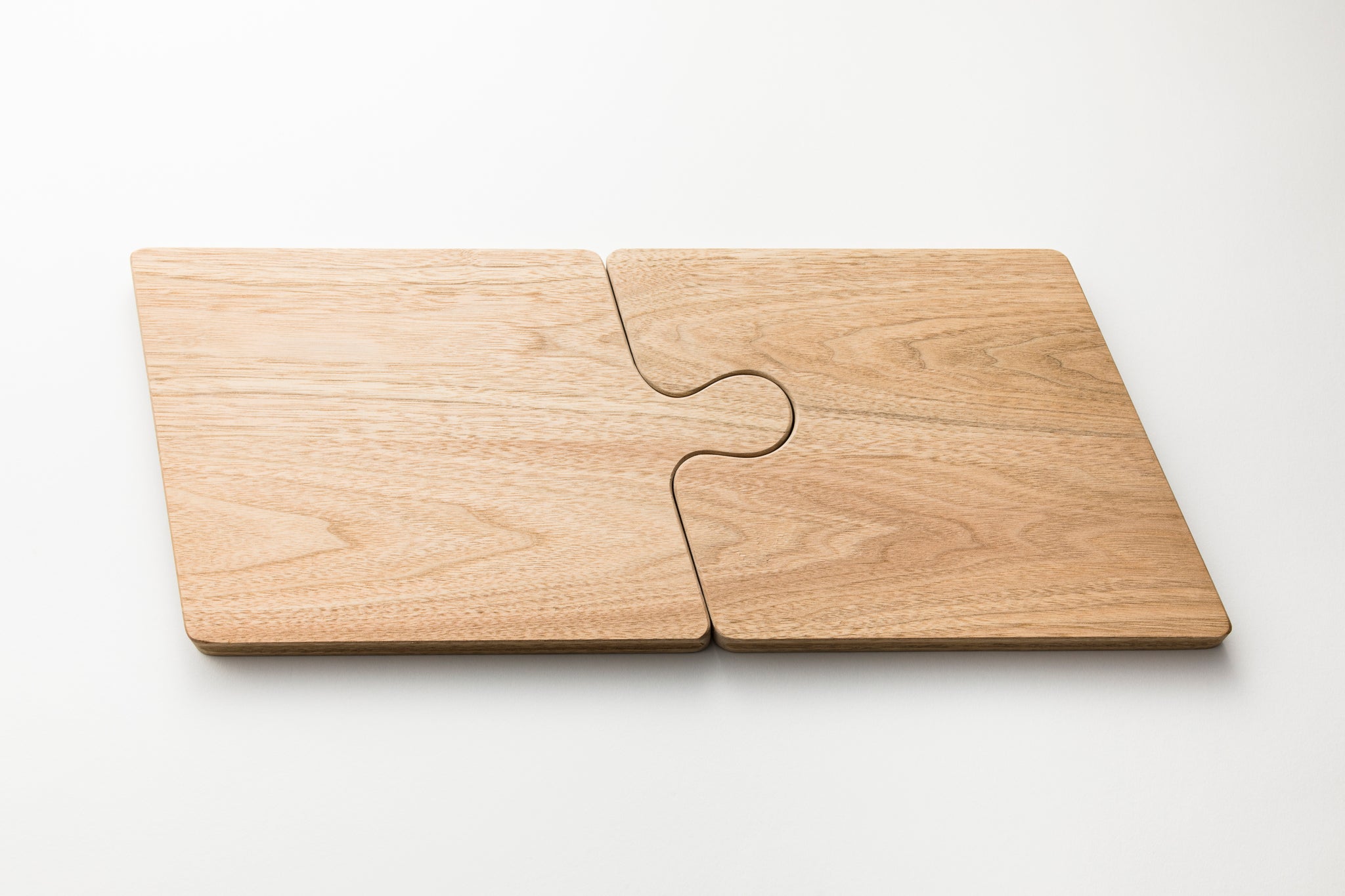 Premium Nagomi Japan Wooden Puzzle Cutting Board - Non-Slip, Dishwasher Safe - Perfect for Sushi, Cheese, Charcuterie & Kitchen Decor