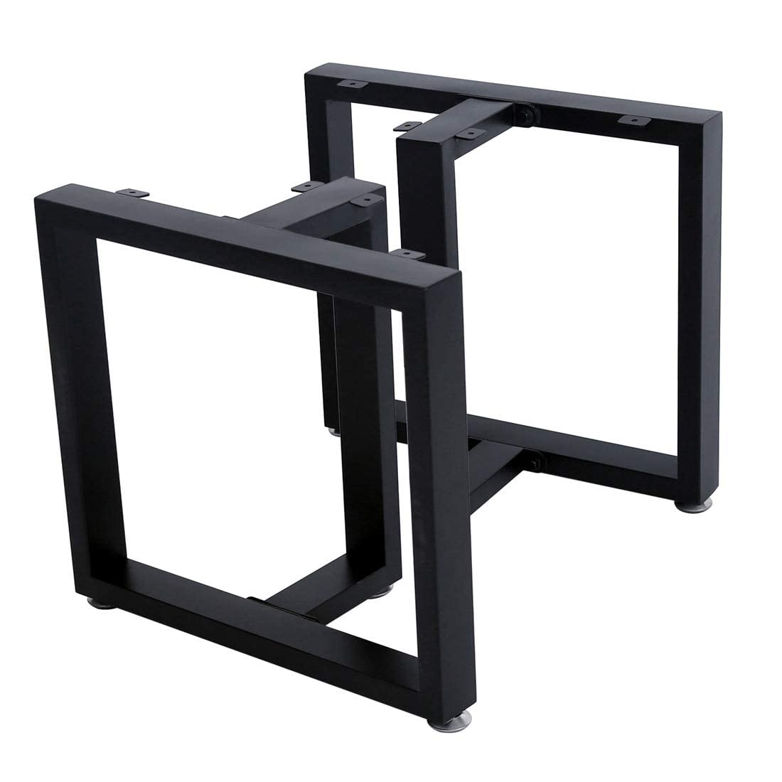 16 Inch Heavy Duty Metal Coffee Table Legs - DIY Furniture Legs for Desks, Benches & Tables (Without Plank) | Perfect for Home Office, Living Room & Workshop Use