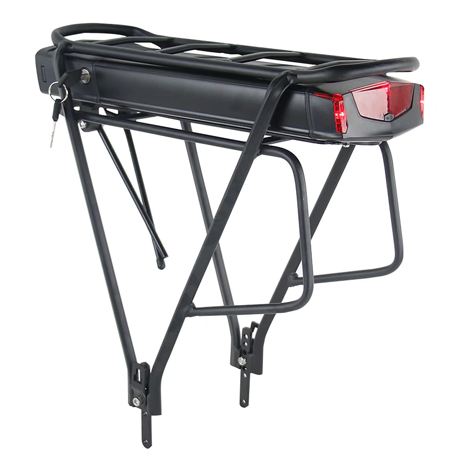36V/48V/52V 10Ah-20Ah Lithium Ion Ebike Battery with Charger - High Power Rear Rack Battery for 500W-1800W Electric Bikes - Perfect for Commuting, Mountain Biking & Long Distance Rides