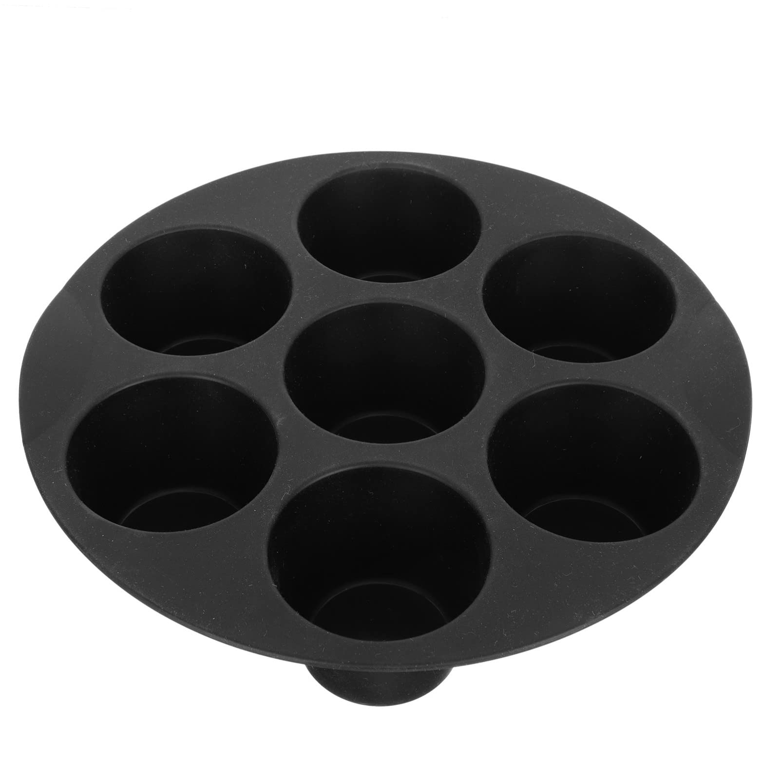 Non-Stick Silicone Muffin Pan - 7 Cup Reusable Baking Mold for Cupcakes, Chocolate & Desserts | Perfect for Air Fryer, Oven & Microwave | BPA-Free & Dishwasher Safe