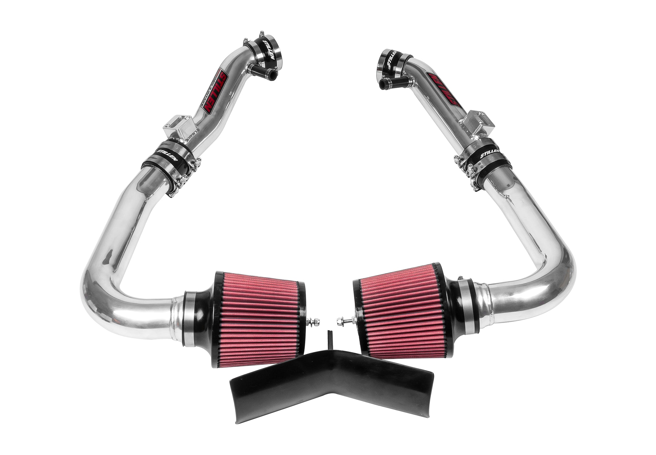 2009-2013 Infiniti G37 Sedan Performance Dual Ultra Long Tube Cold Air Intake Kit (Gen 3) [V36] with Oil Filter 402847 - Upgrade Engine Power & Fuel Efficiency for Street Racing & Daily Driving