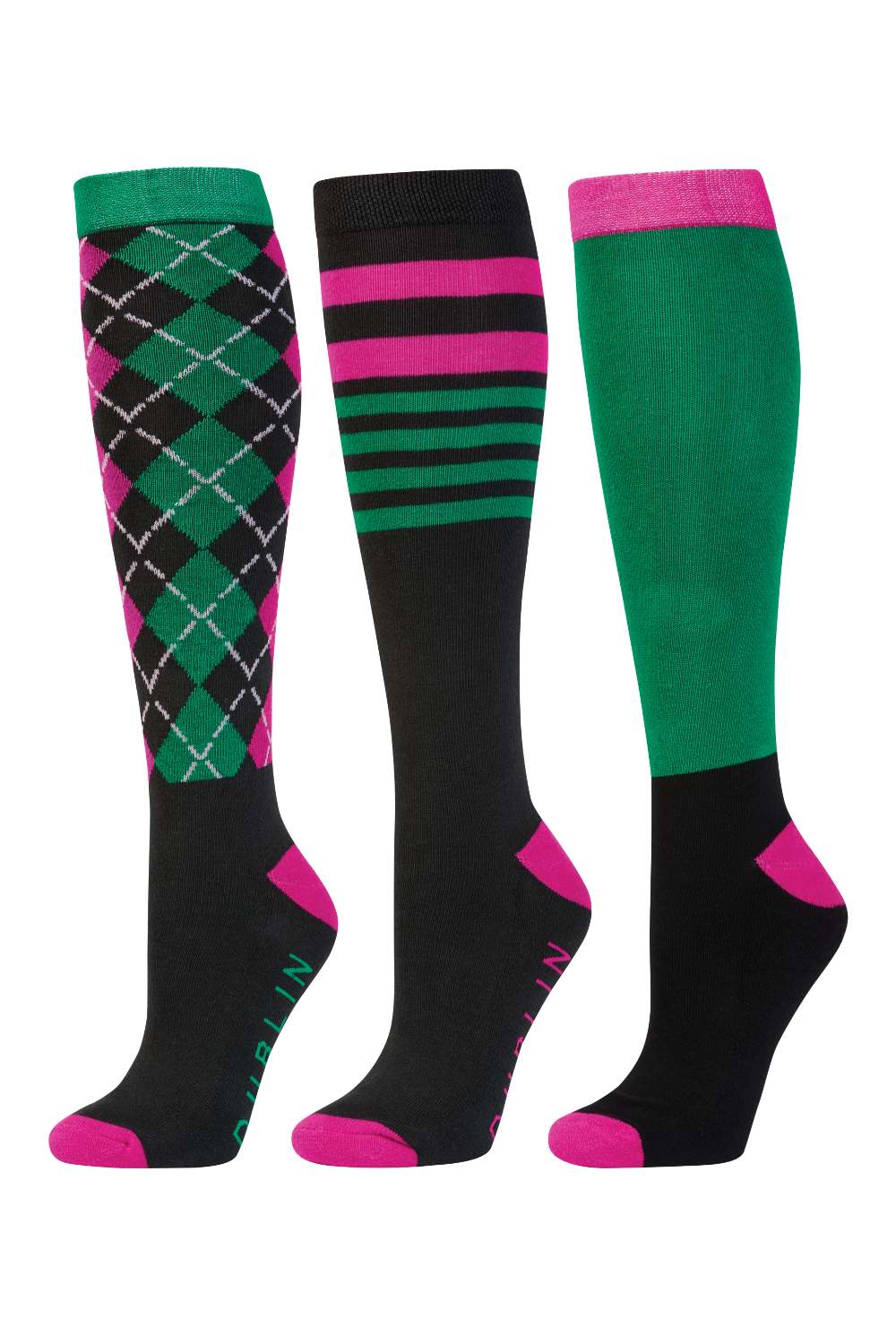 Dublin 3 Pack Women's Cotton Ankle Socks - Soft & Breathable Everyday Socks for Work, Gym, and Casual Wear