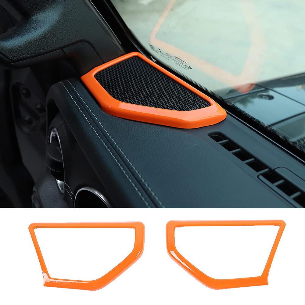 ABS A-Pillar Speaker Cover Trim for Jeep Wrangler JL & Gladiator JT (2018-2021) | Interior Decorative Car Accessories | Perfect for Audio Upgrades & Customization